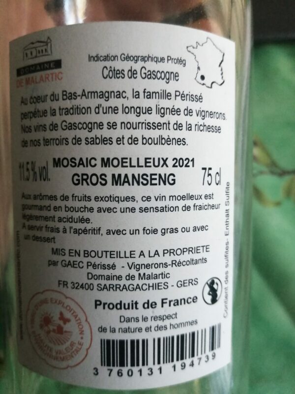 Blanc moelleux gascogne – Image 2